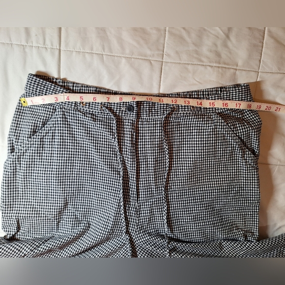 Cute b&w check Dressbarn cropped sz 18 - Picture 5 of 7